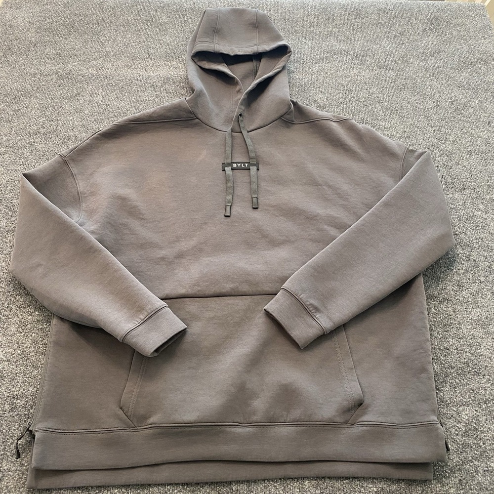 BYLT Adapt Hoodie Mens XL Hooded Sweatshirt Performance Stretch Fabric SUN FADED